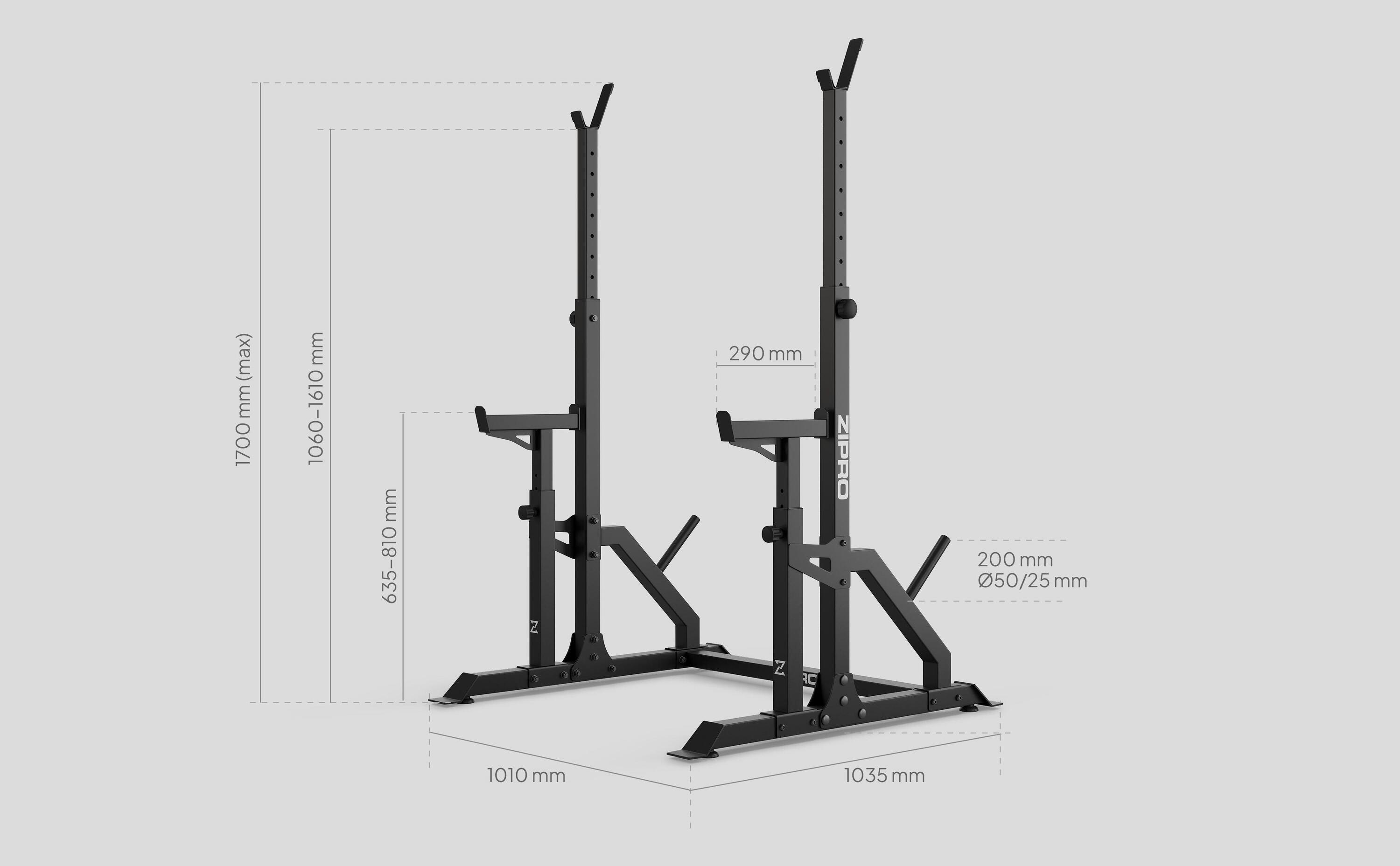 Second Life - Stojak pod sztangę Zipro LIFT - stan dobry 7/7