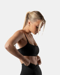 Soutien-gorge de sport Bandeau Fitness Noir Femme