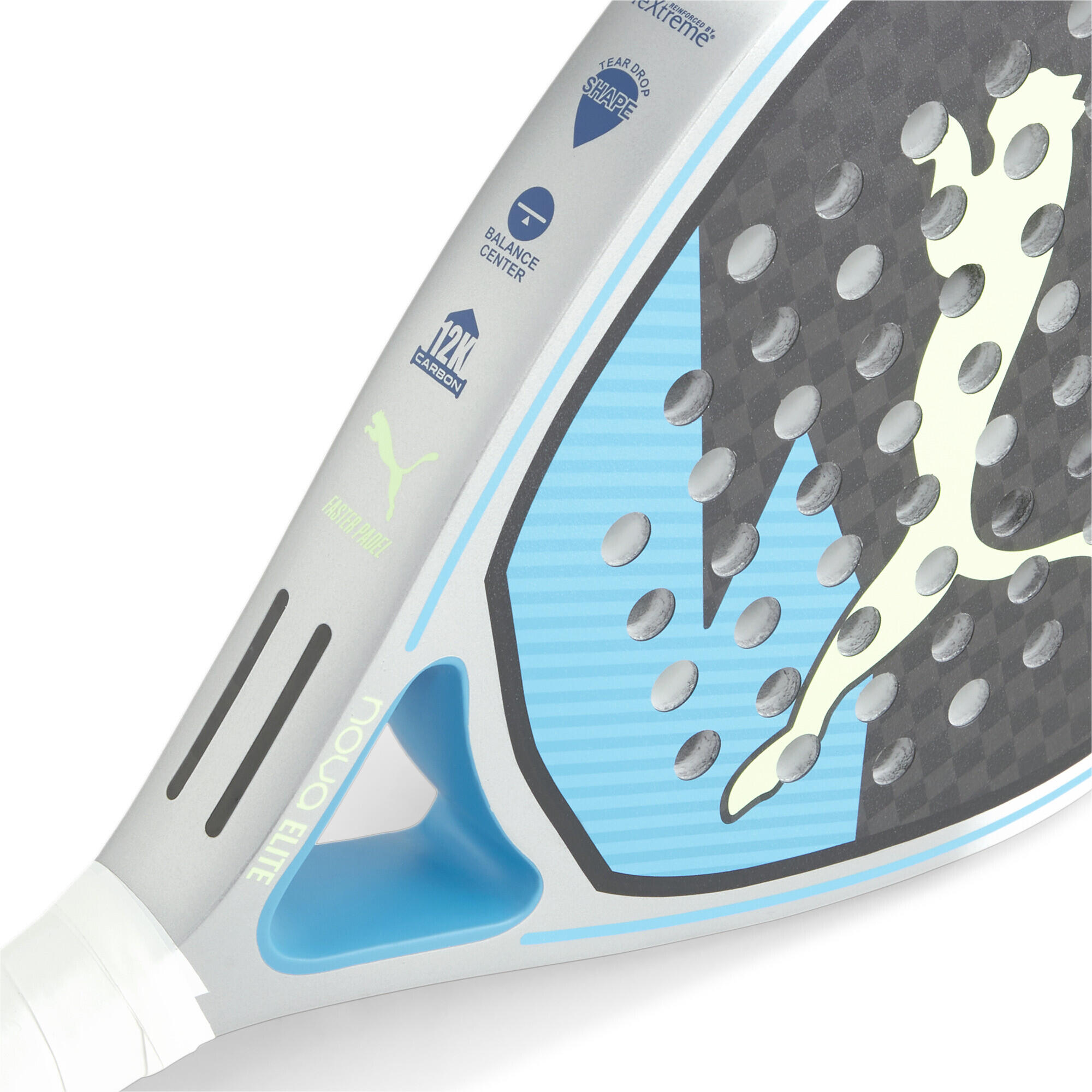 NOVA PADEL ELITE HYB PUMA Black Luminous Blue Glacial Gray 3/5