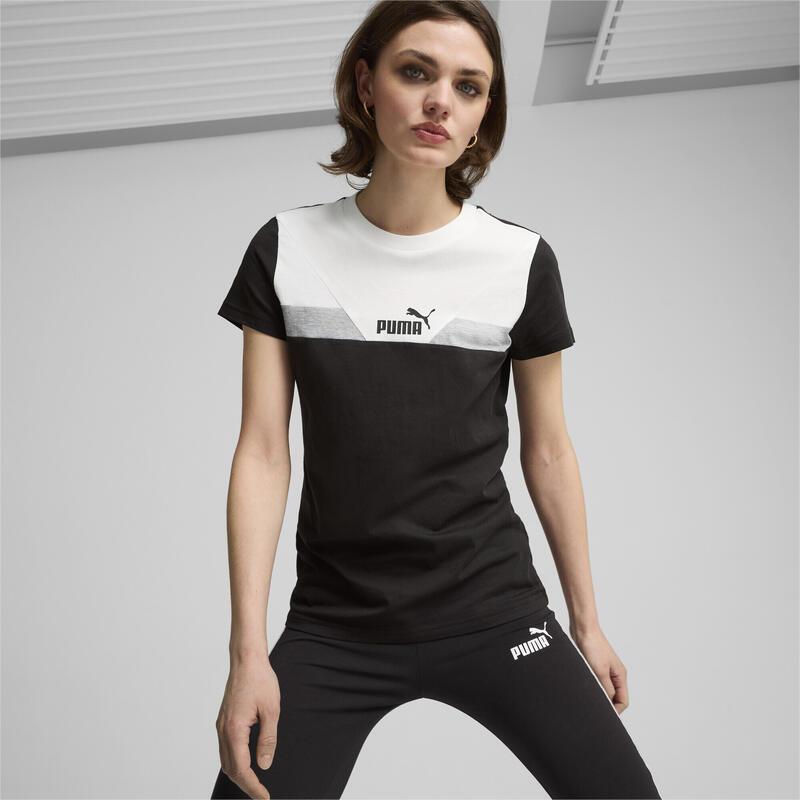 PUMA POWER T-shirt voor dames PUMA Black