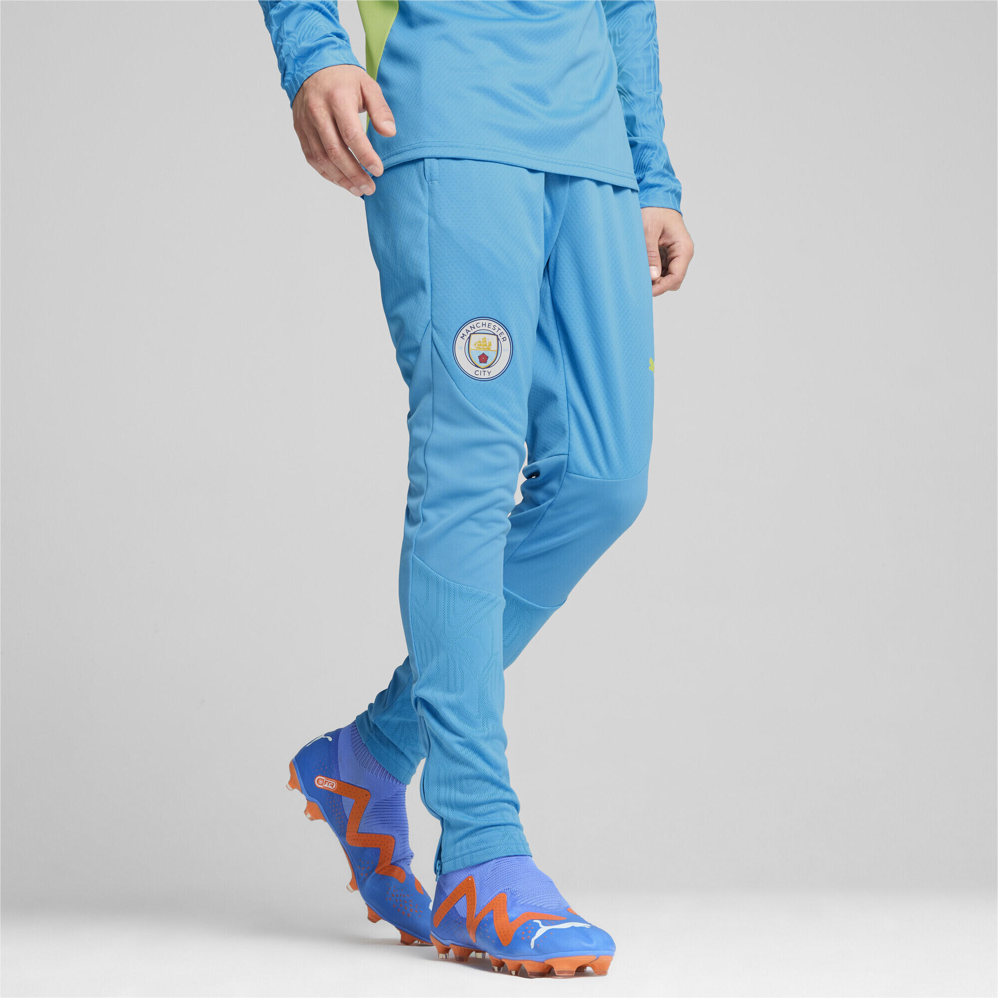 Pantalon d'entraînement Manchester City Homme PUMA Magic Blue Yellow Glow 6/7
