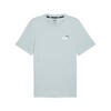 Essentials+ T-shirt met klein, tweekleurig logo voor heren PUMA Frosted Dew Blue