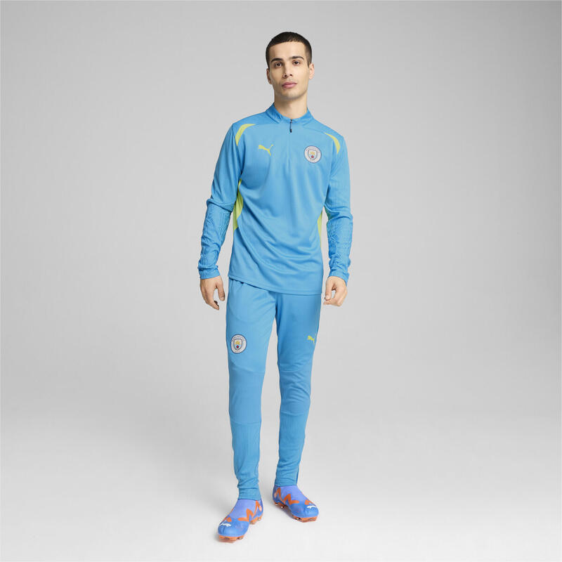 Pantalon d'entraînement Manchester City Homme PUMA Magic Blue Yellow Glow