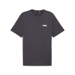 Camiseta Essentials+ con logotipo bicolor pequeño Hombre PUMA Galactic Gray