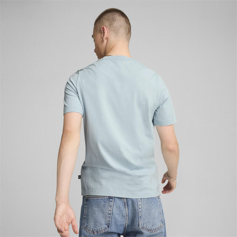 T-shirt Essentials+ Two-Colour Small Logo Homme PUMA Frosted Dew Blue