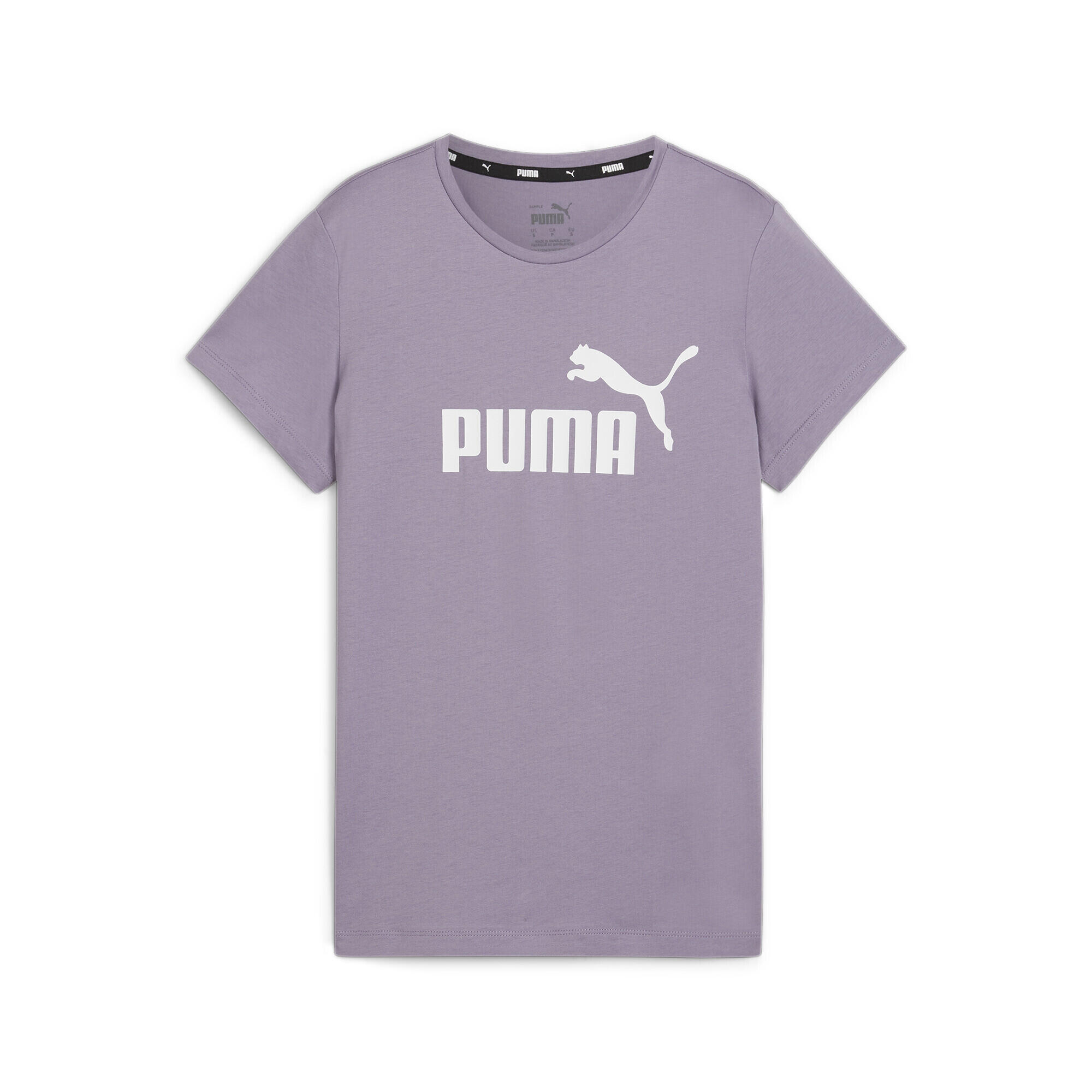 Damska koszulka z logo Essentials PUMA Pale Plum Purple