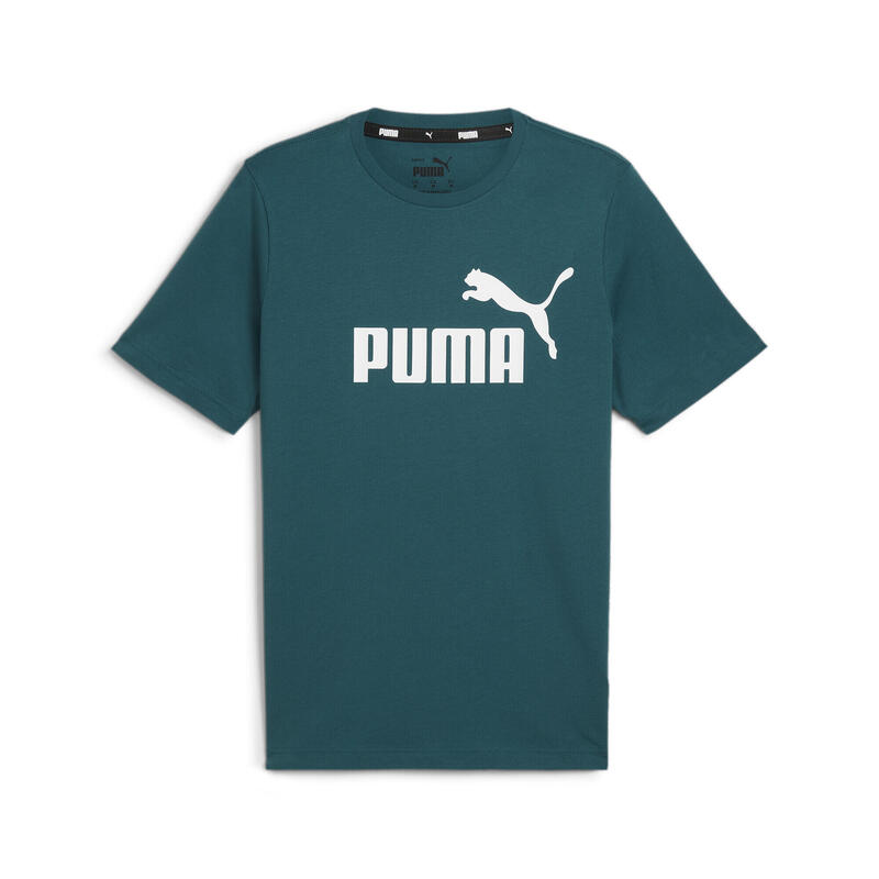 T-shirt à logo Essentials Homme PUMA Cold Green