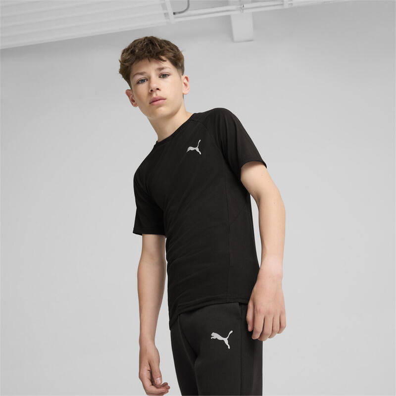 EVOSTRIPE T-shirt voor jongeren PUMA Black