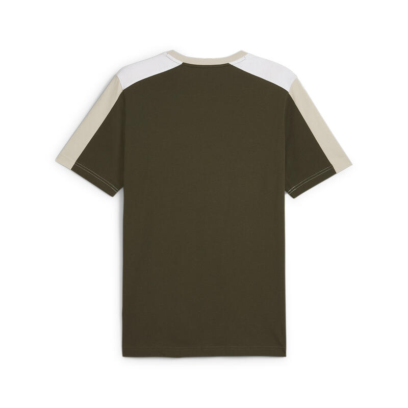 Essentials+ Block T-shirt voor heren PUMA Dark Olive Green