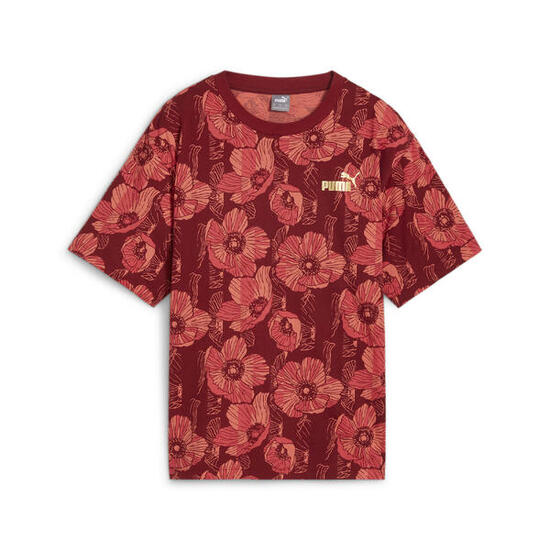 ESS+ CLASS ACT Graphic T-Shirt Damen PUMA Intense Red