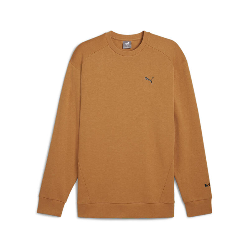 RAD/CAL top met ronde hals voor heren PUMA Caramel Latte Beige