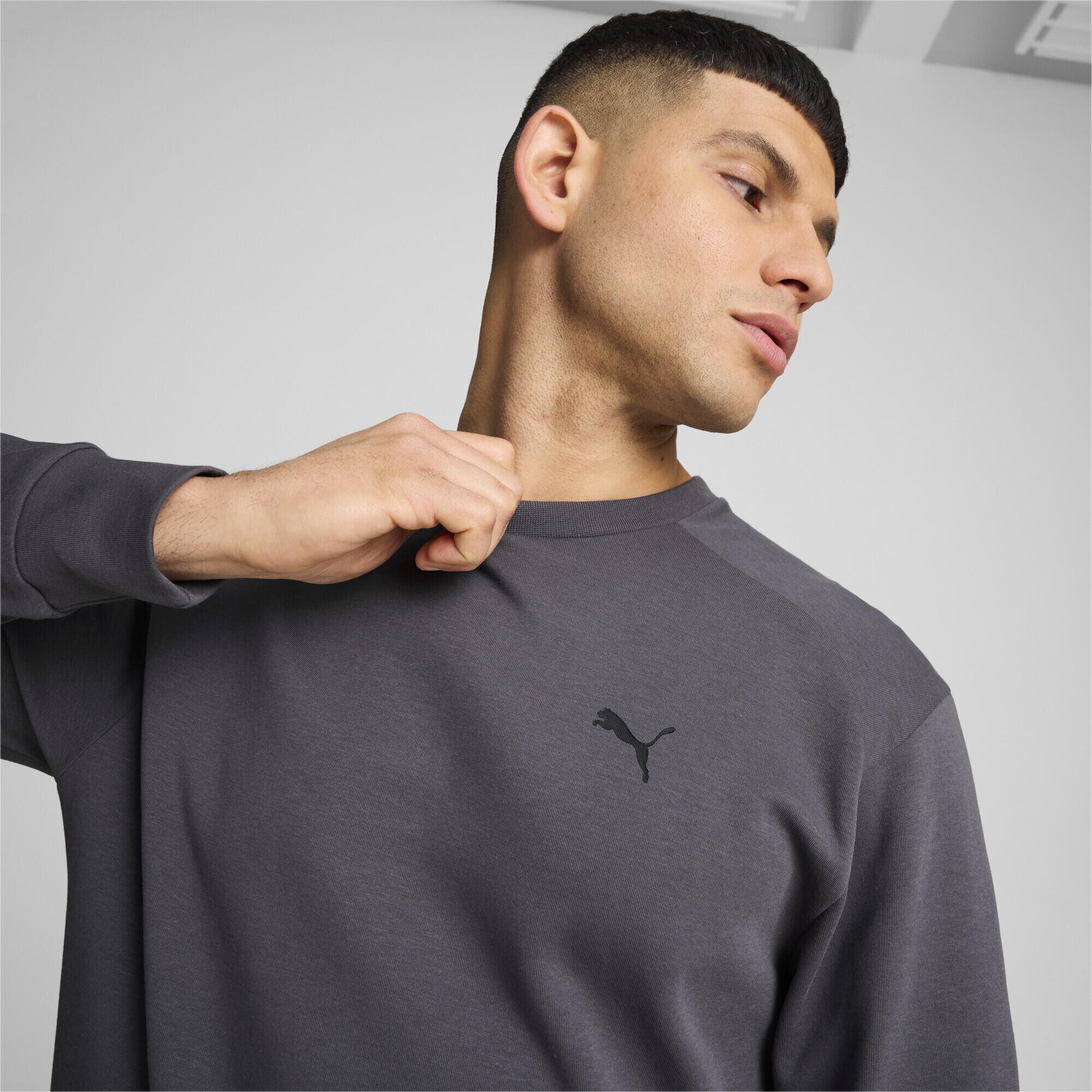 Sweat à col rond RAD/CAL Homme PUMA Galactic Gray 4/7