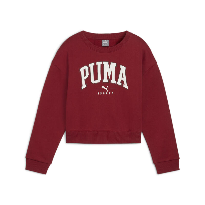 Sweat à col rond PUMA SQUAD Enfant et Adolescent PUMA Intense Red