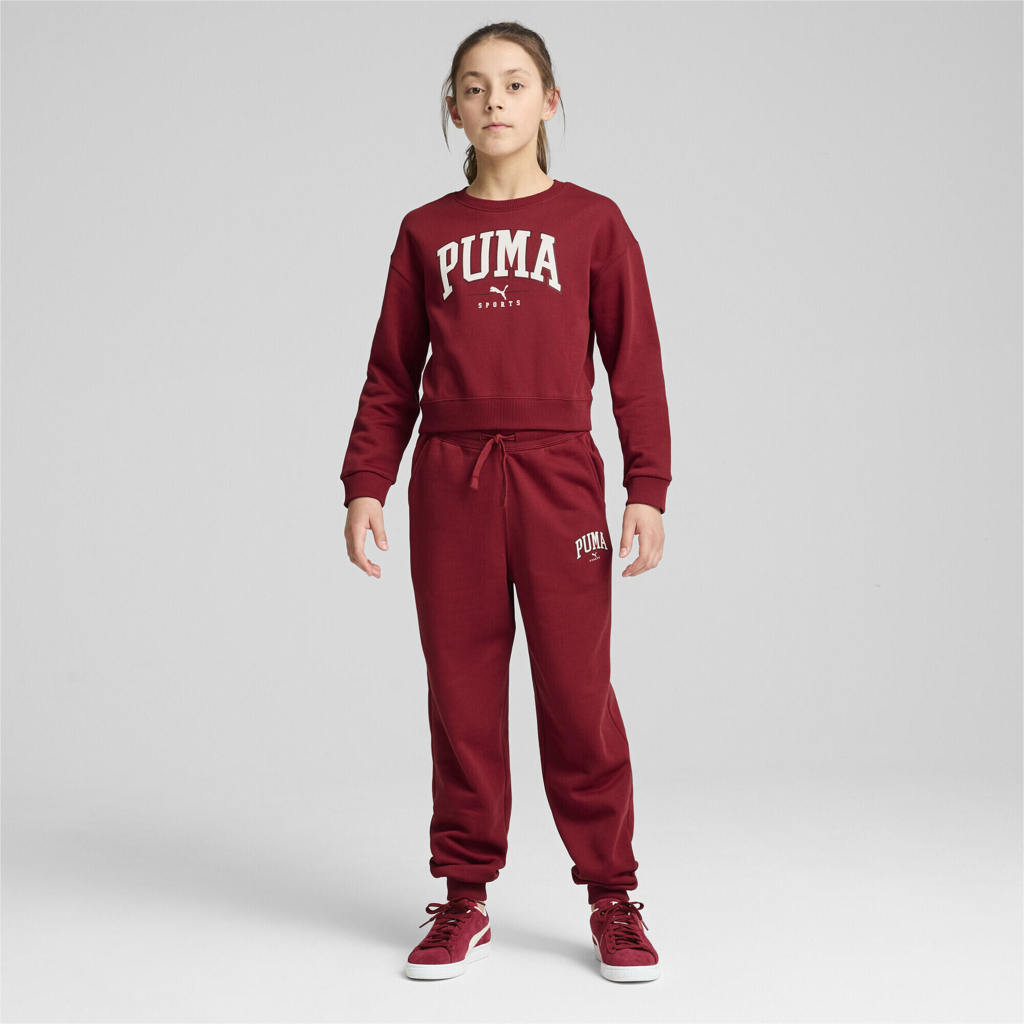 Sweat à col rond PUMA SQUAD Enfant et Adolescent PUMA Intense Red 3/7