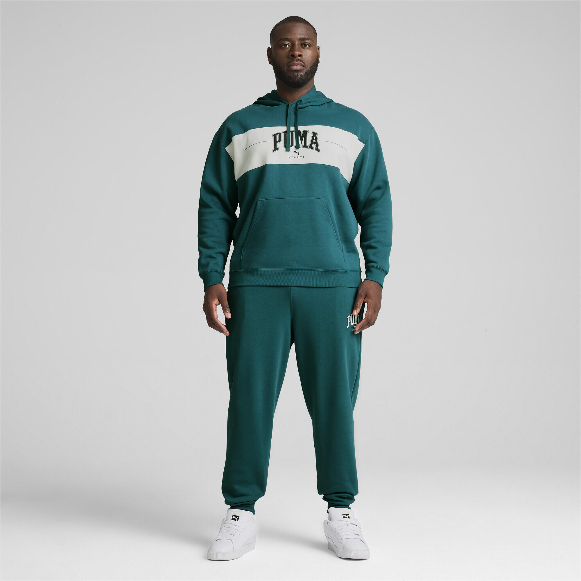 Hoodie PUMA SQUAD Homme PUMA Cold Green 2/7