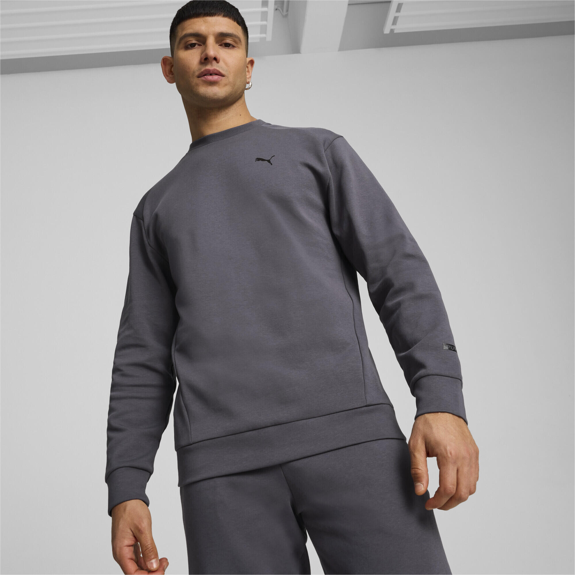 Sweat à col rond RAD/CAL Homme PUMA Galactic Gray 3/7