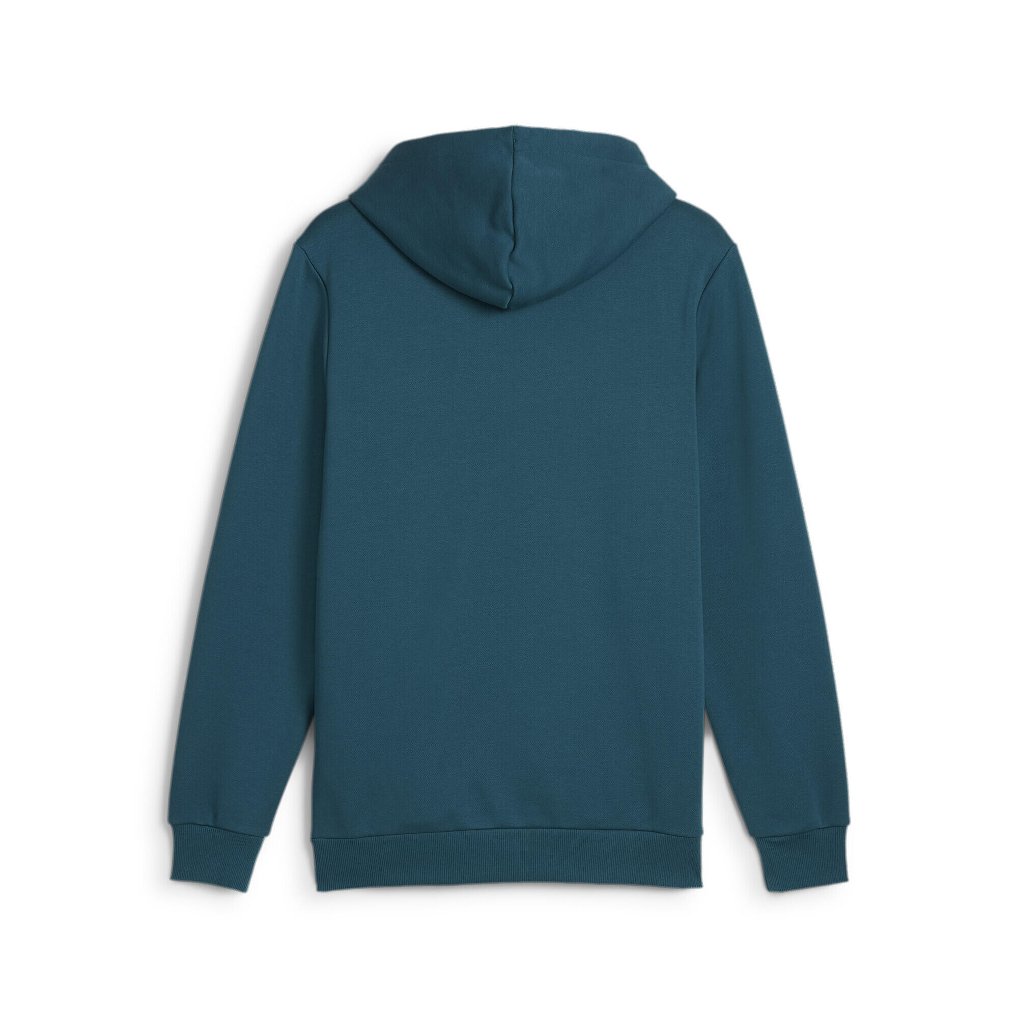Essentials+ Two-Tone Big Logo Hoodie Herren PUMA Cold Green 7/7