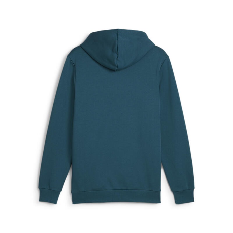 Essentials+ tweekleurige hoodie met groot logo voor heren PUMA Cold Green