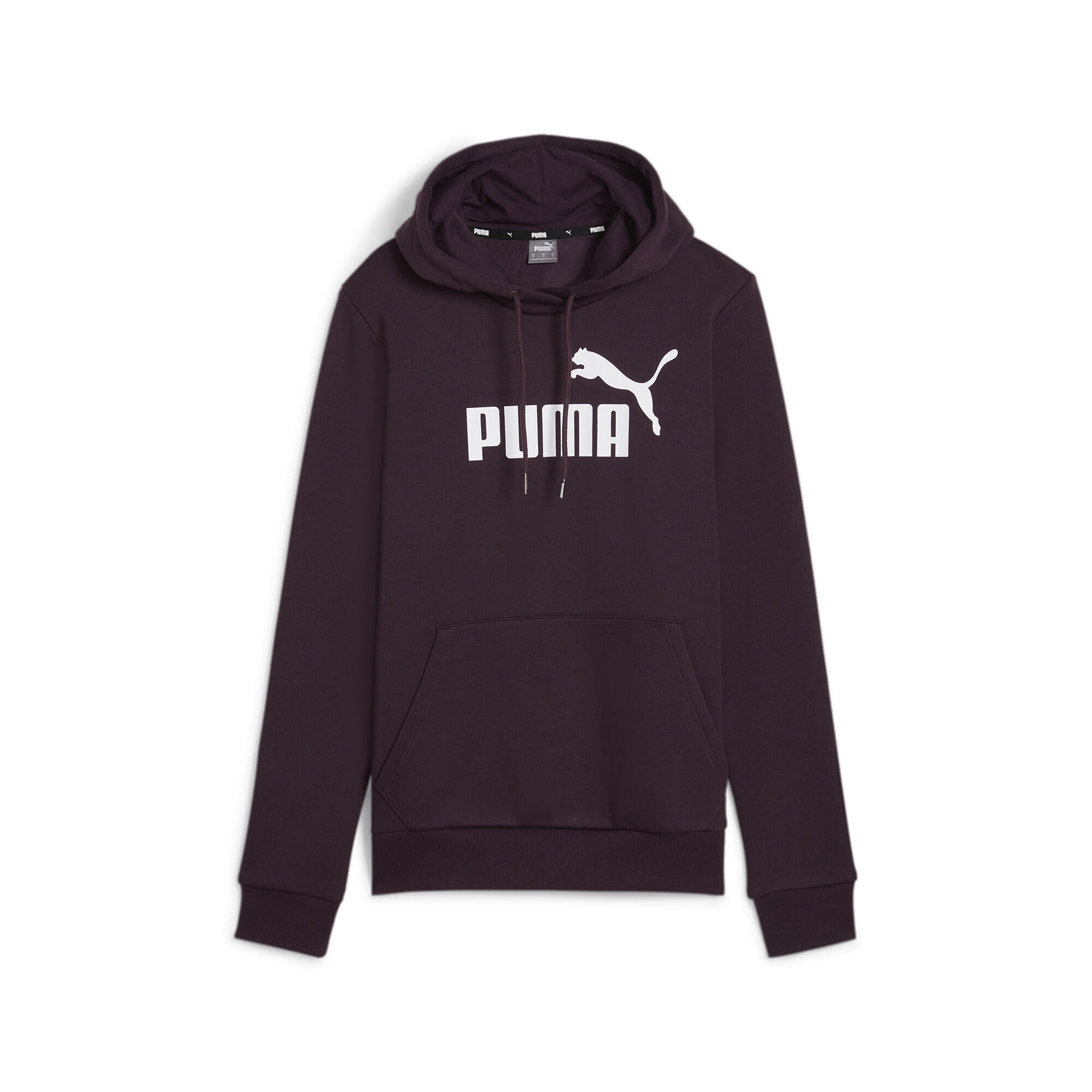 Felpa con cappuccio Essentials FL con logo da donna PUMA Midnight Plum Purple |  Puma