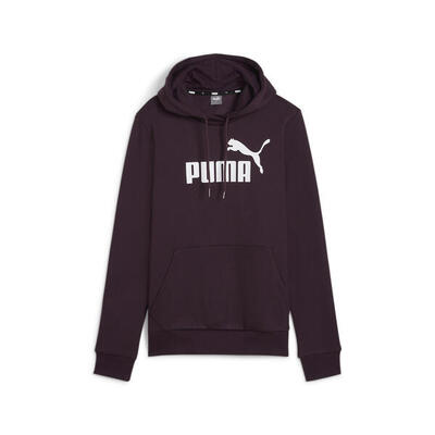 Essentials Logo FL Hoodie Damen PUMA Midnight Plum Purple