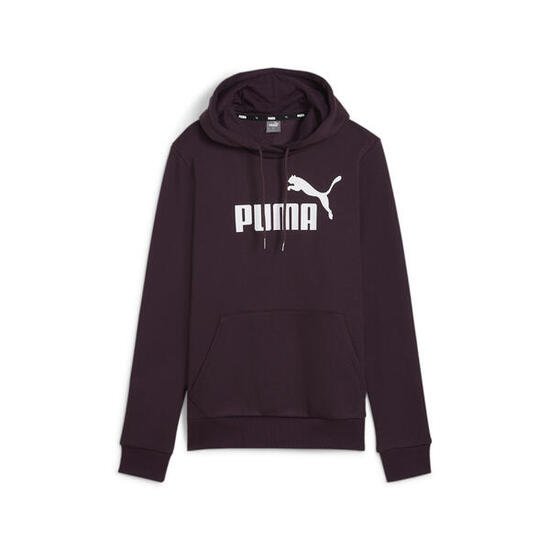 Essentials Logo FL Hoodie Damen PUMA Midnight Plum Purple