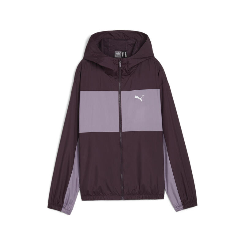 Windjack met mesh voering voor dames PUMA Midnight Plum Purple