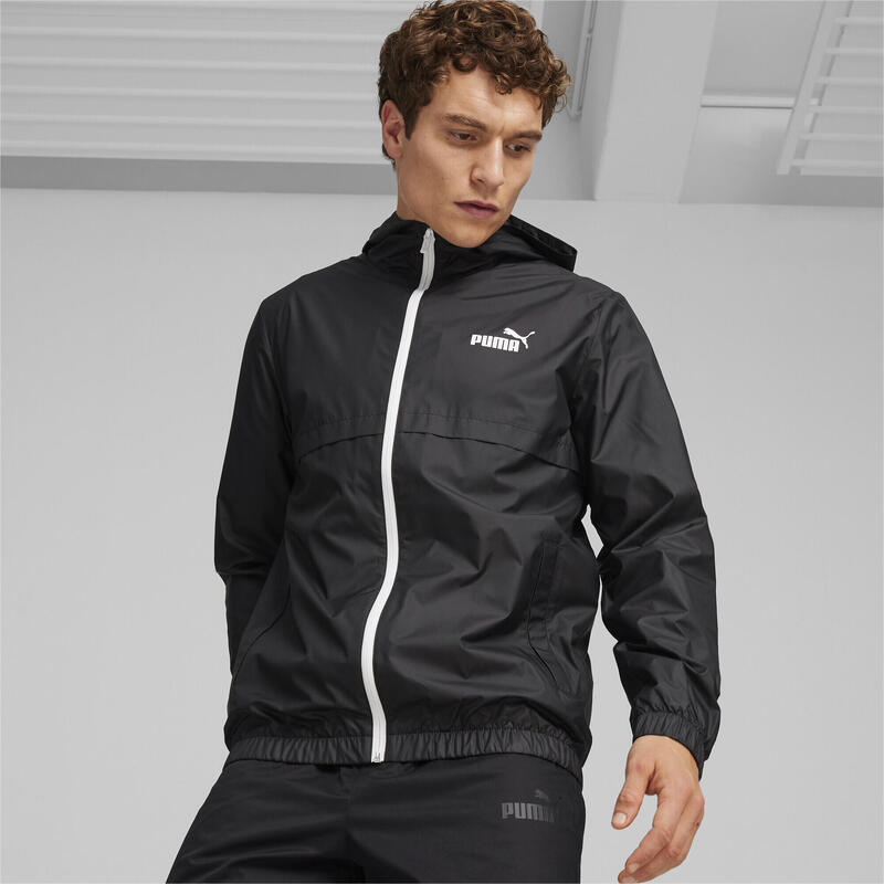 Essentials Solid Windjacke Herren PUMA Black All