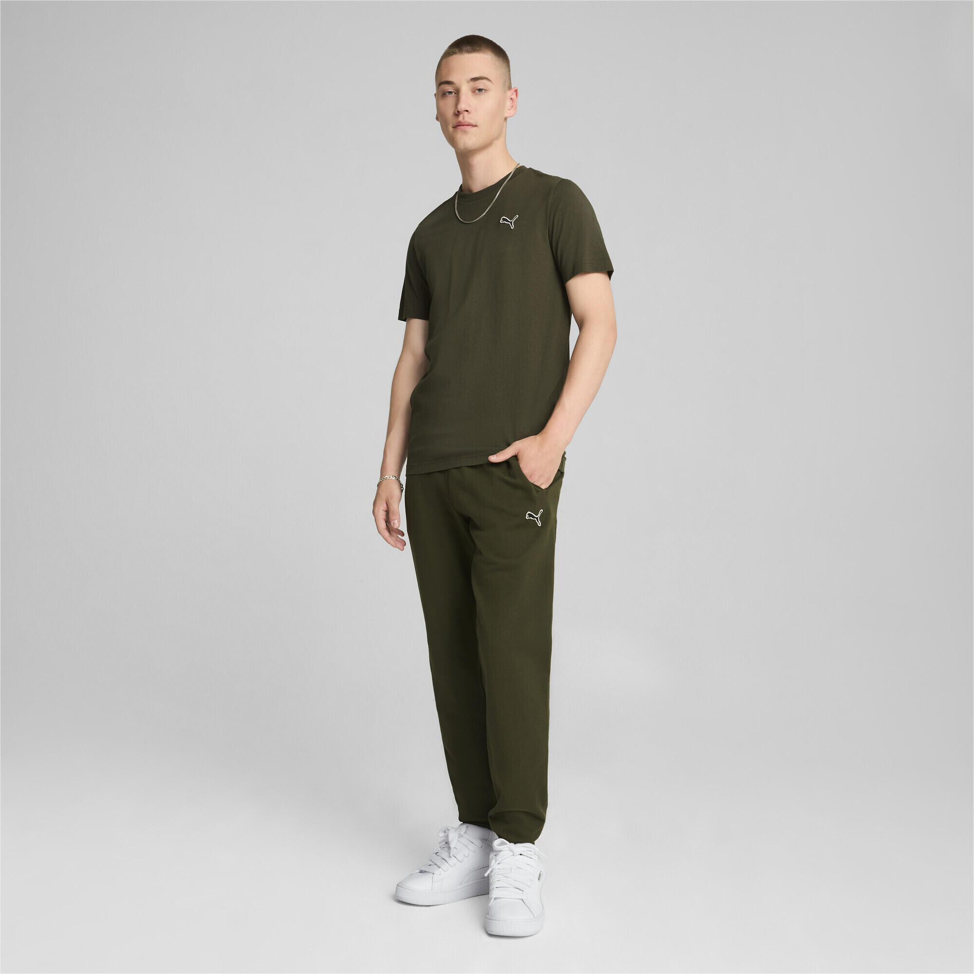 Better Essentials T-Shirt Herren PUMA Dark Olive Green 2/7
