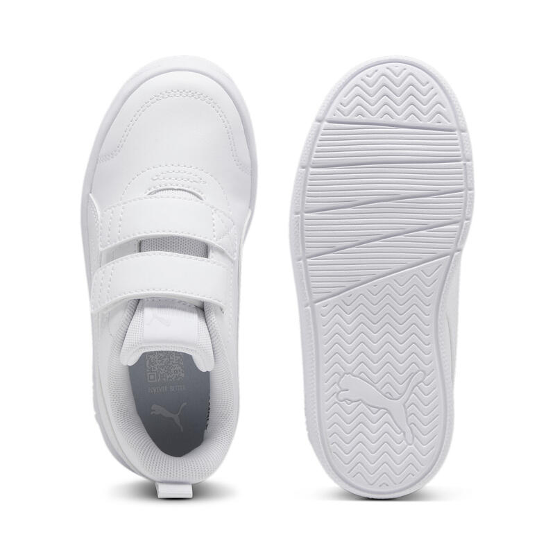 Dětské tenisky Courtflex V3 PUMA White Silver Mist Gray