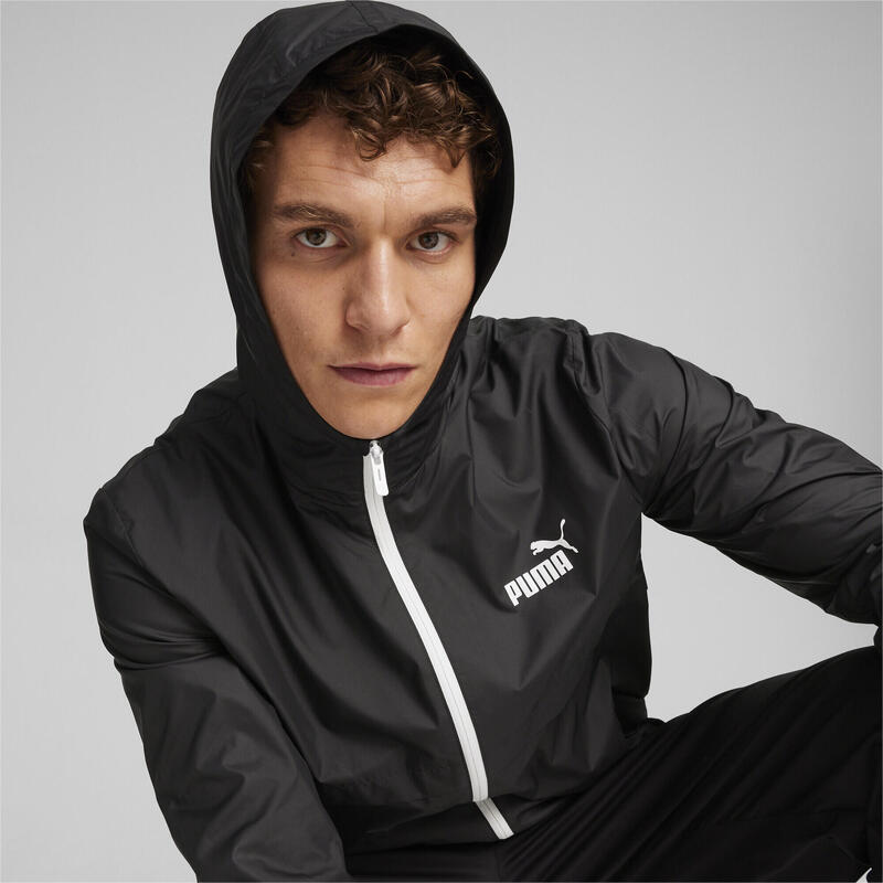 Veste coupe-vent Essentials Solid Homme PUMA Black All