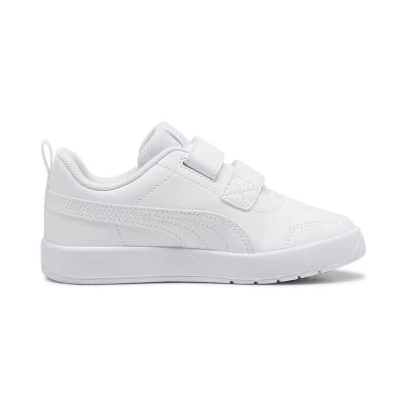 Sneakers Courtflex V3 per bambini PUMA White Silver Mist Gray