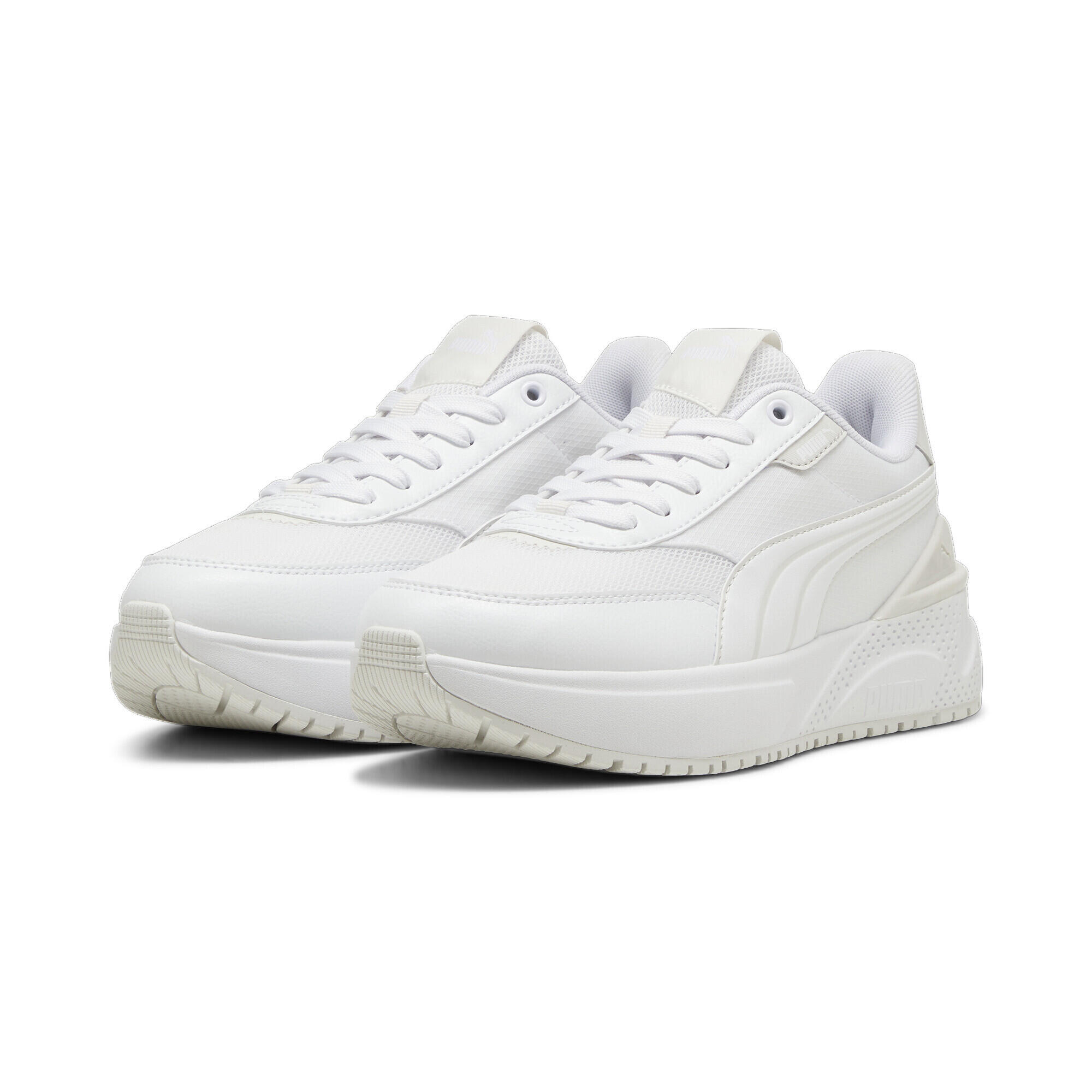 Puma - Sneakers R78 Disrupt Lt Femme Puma White Feather Gray - Baskets - Blanc|gris - Decathlon