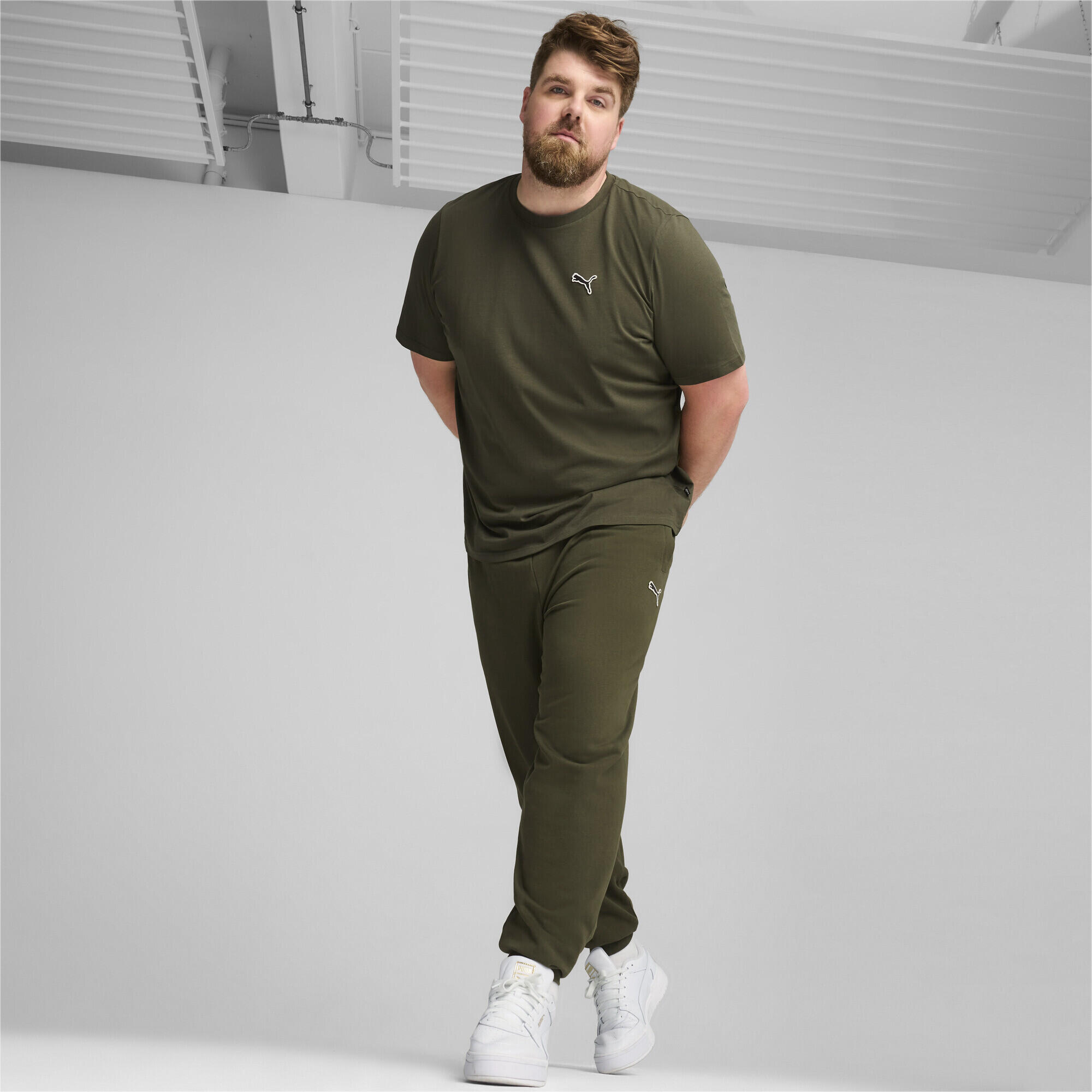 Better Essentials T-Shirt Herren PUMA Dark Olive Green 5/7