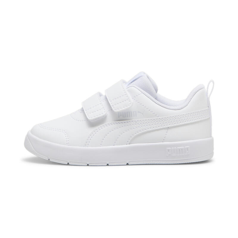 Sneakers Courtflex V3 per bambini PUMA White Silver Mist Gray