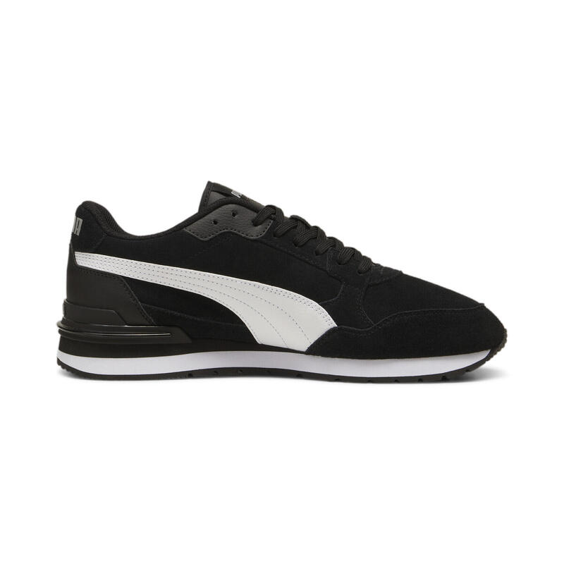 Zapatillas ST Runner v4 Suede PUMA Black White Silver Metallic