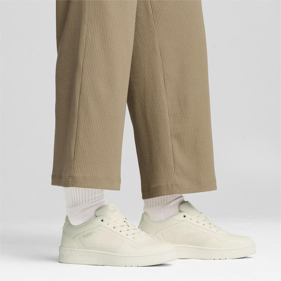Sneakersy Court Classy PUMA Alpine Snow Desert Dust White Beige