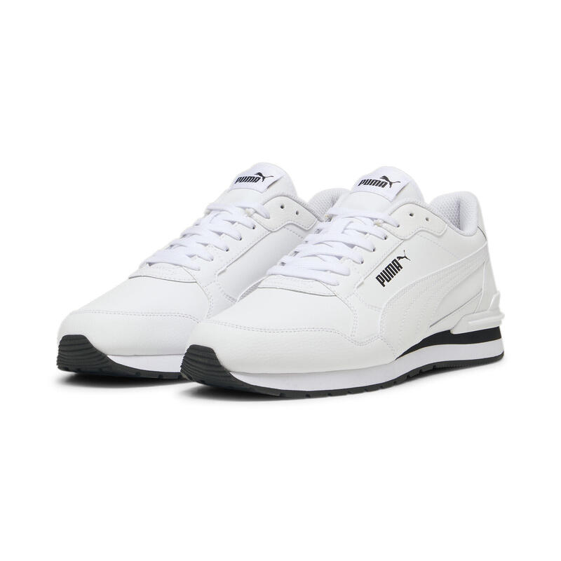 ST Runner v4 Leather unisex sneakers PUMA White Black