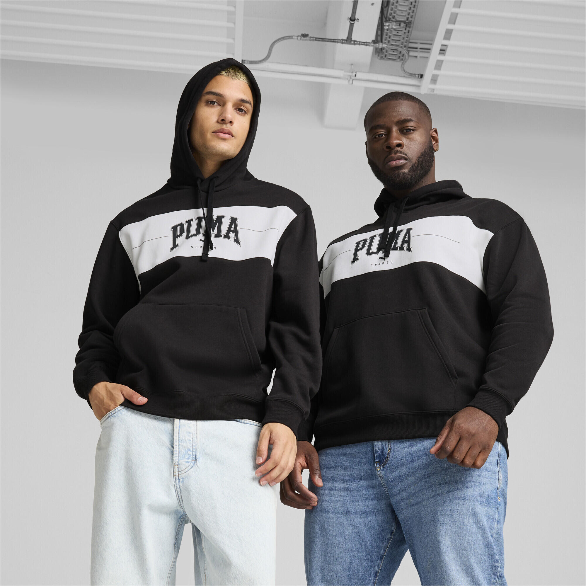 Felpa con cappuccio PUMA SQUAD da uomo PUMA Black 3/8