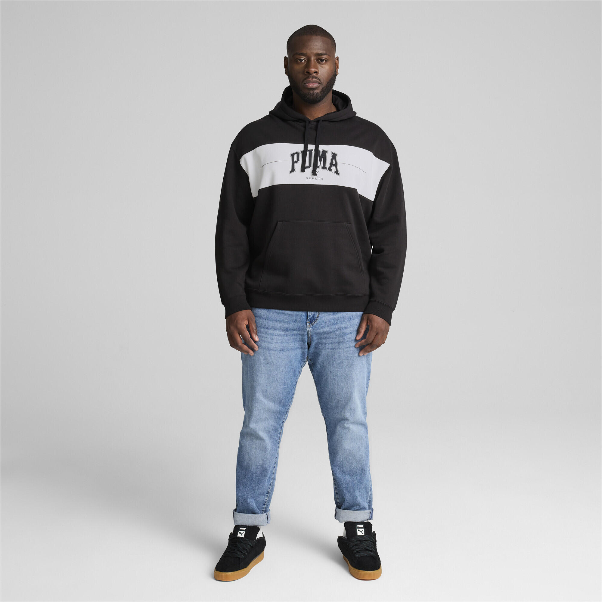 Felpa con cappuccio PUMA SQUAD da uomo PUMA Black 2/8