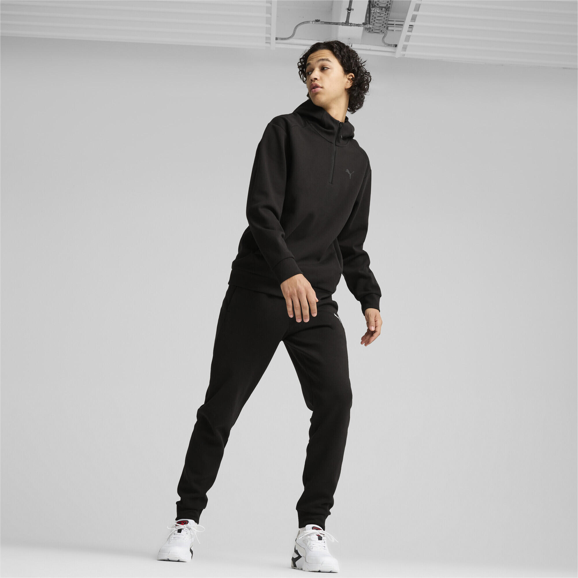 Pánské poloviční zip s kapucí RAD/CAL PUMA Black 7/7