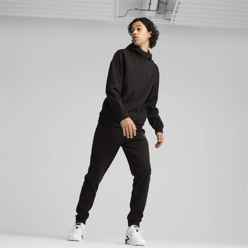 RAD/CAL cu glugă cu jumătate de fermoar pentru bărbați PUMA Black