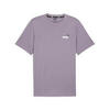 Essentials+ T-shirt met klein, tweekleurig logo voor heren PUMA Pale Plum Purple