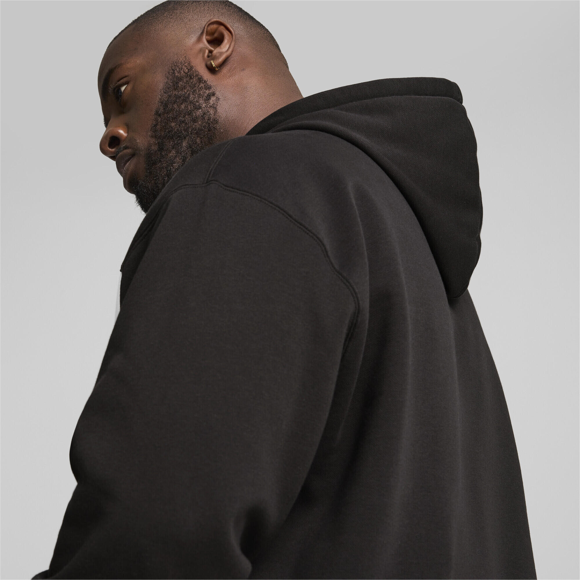 Felpa con cappuccio PUMA SQUAD da uomo PUMA Black 4/8
