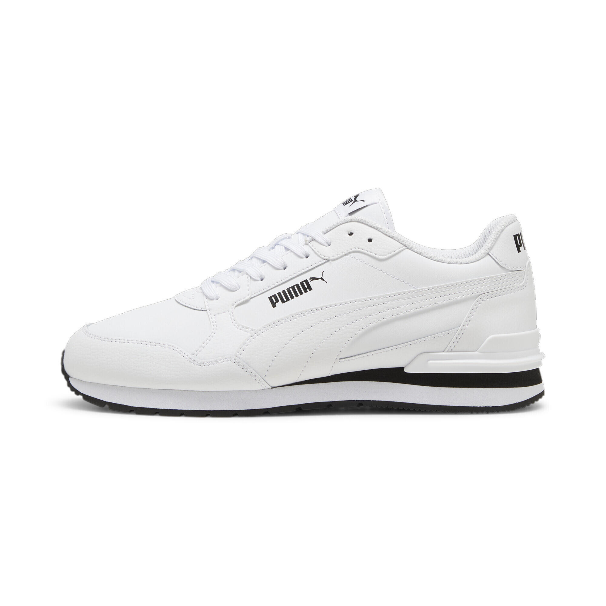Sneakers en cuir ST Runner v4 PUMA White Black 6/7