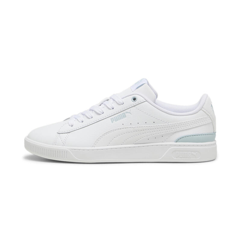 Zapatillas Mujer Vikky v3 Leather PUMA White Frosted Dew Blue