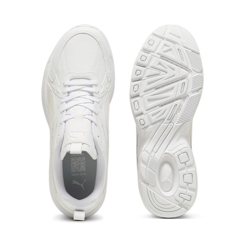 Sneakers en cuir Milenio Tech PUMA White Feather Gray