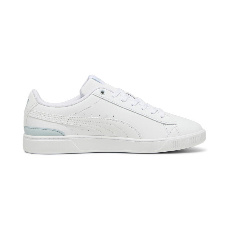 Zapatillas Mujer Vikky v3 Leather PUMA White Frosted Dew Blue