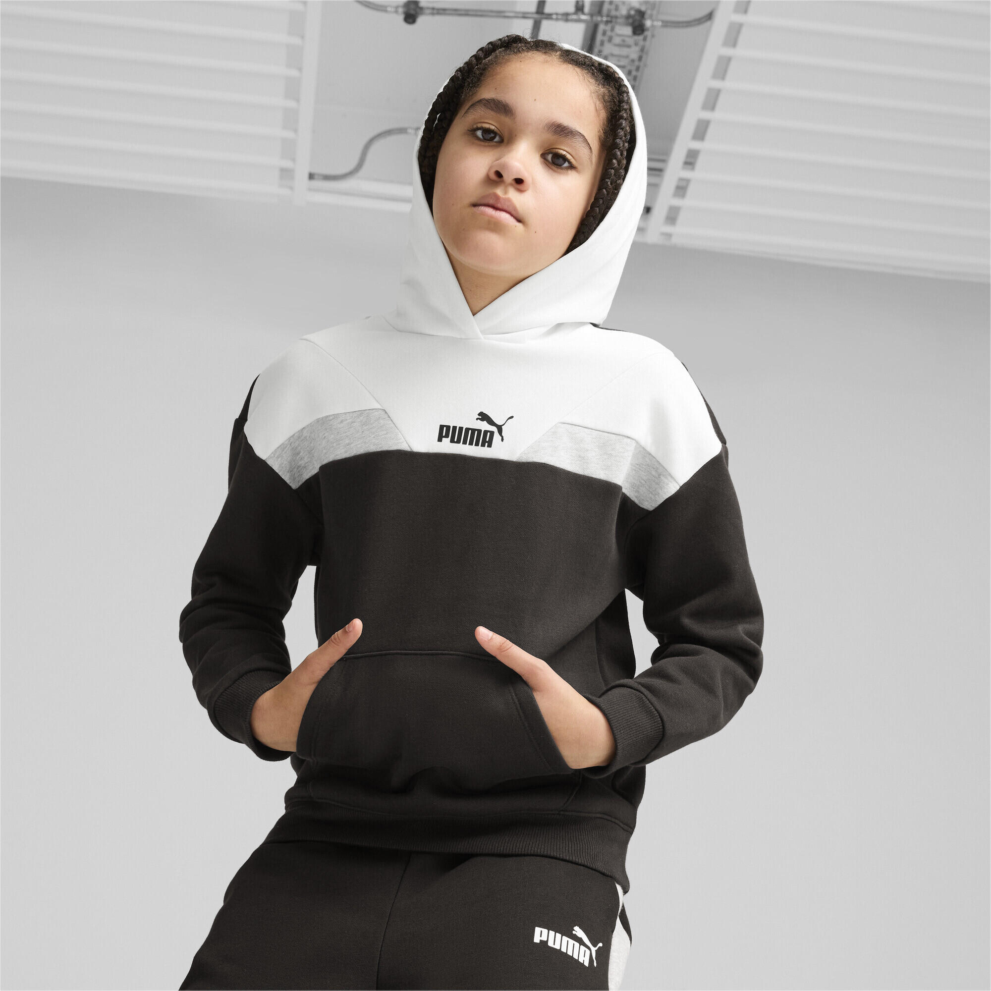 Sudadera con capucha PUMA POWER Niño PUMA Black 4/7
