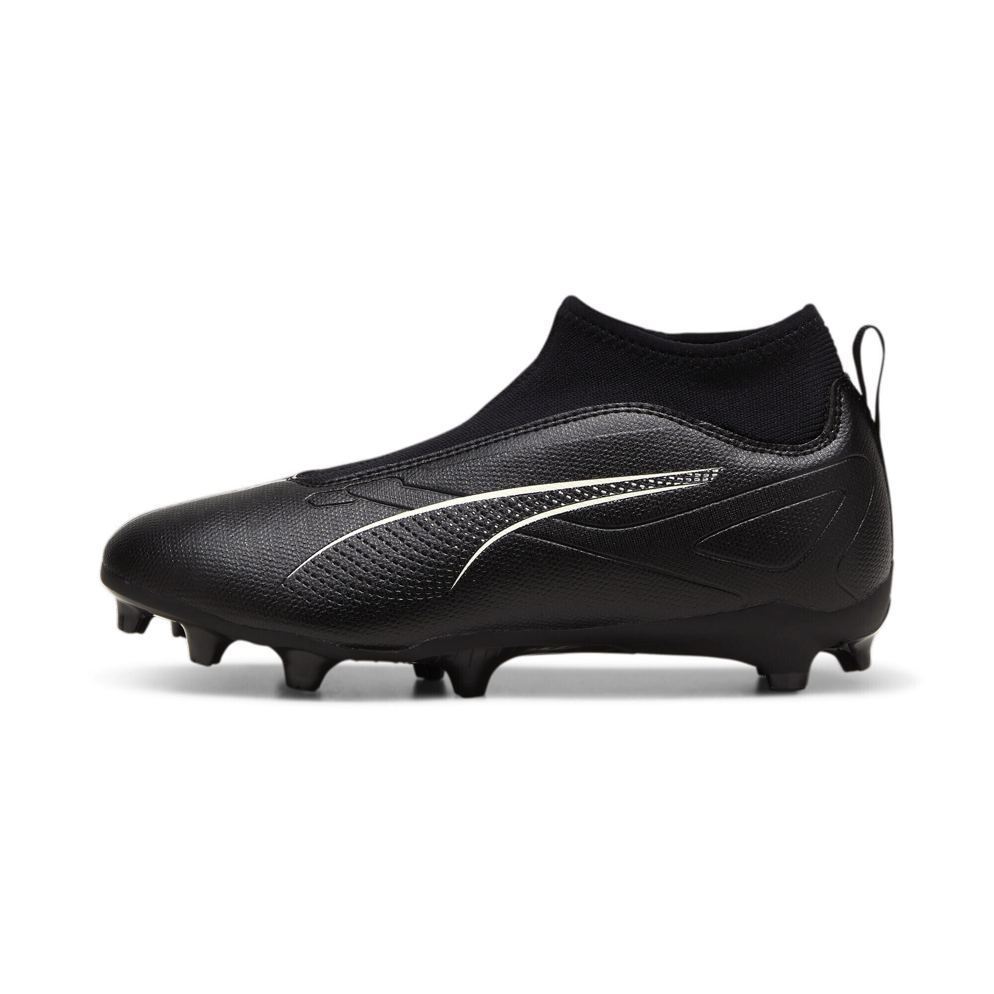 ULTRA 5 MATCH+ FG/AG Fußballschuhe ohne Schnürung Jugendliche PUMA Black White 4/7