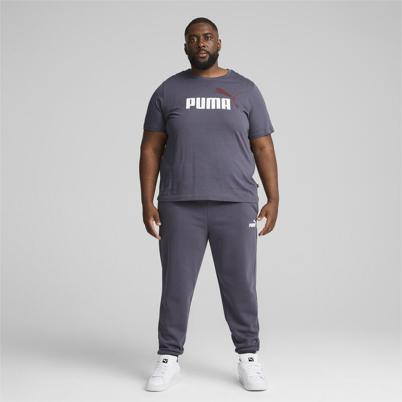 Pantaloni da tuta Essentials con logo da uomo PUMA Galactic Gray